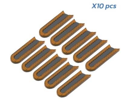 Reflector delantero catadióptrico amarillo Xiaomi pack de 10 pcs