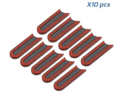 Reflector delantero catadióptrico rojo Xiaomi pack de 10 pcs