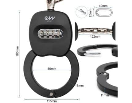 Candado de llave EWLK010 de esposas 2