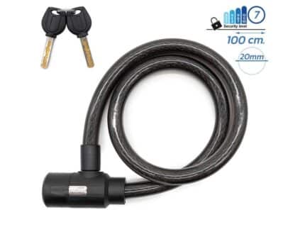 Candado de llave EWLK015 negro