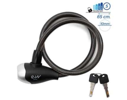 Candado de llave EWLK016 negro