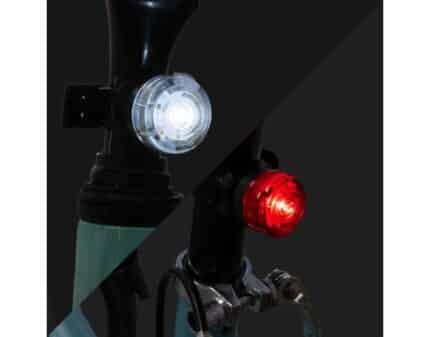 Juego de luces led frontal y trasera recargable EWL001 2