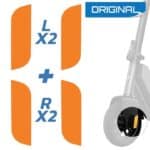 Adhesivo reflectante embellecedor Niu KQi1 Pro - 4uds