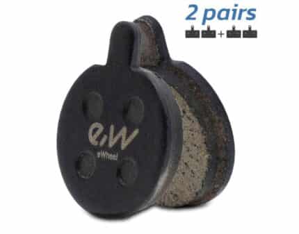 Pastilla de freno de resina con tetón para XIAOMI modelo CT003-R [RAMBOMIL] – 2 juegos