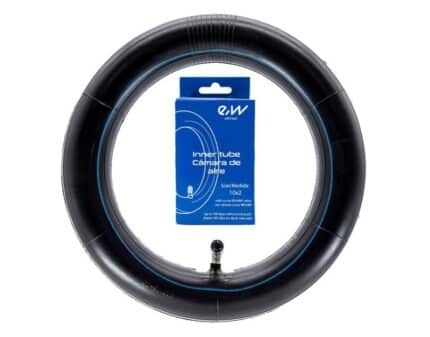 Cámara aire 10x2 válvula curva 90x90º [Ewheel]