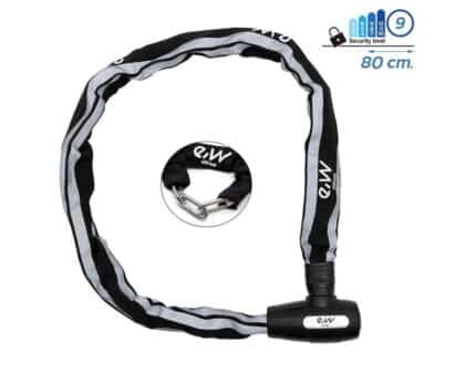 Candado de cadena con funda reflectante EWLK018