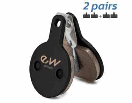 Pastilla de freno de resina redonda con tetón modelo CT009-R [RAMBOMIL] – 2 juegos