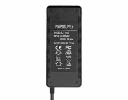 Cargador 52v (salida 58,8v) 2A conector GX16 2