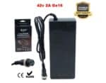 Cargador premium 36v (salida 42v) 2A conector Gx16 [Ewheel]