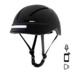 Casco CP08 Urban con Luz frontal e intermitentes traseros - Negro L