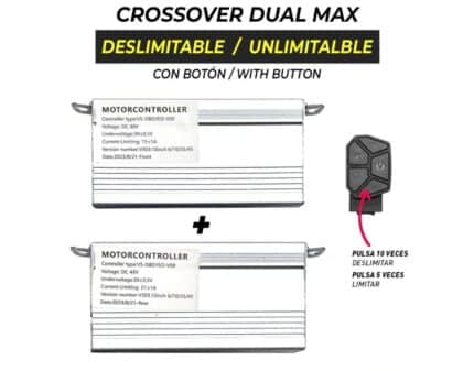 Controladoras deslimitables para Smartgyro Crossover Dual Max (delantera + trasera)