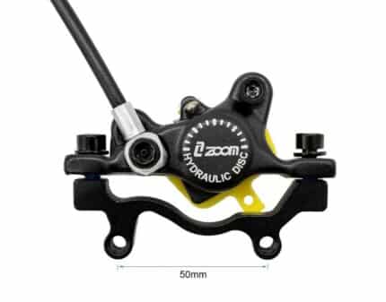 Pinza de freno hidráulica trasera IZQUIERDA ZOOM CR3 - Negra 2