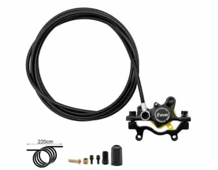 Pinza de freno hidráulica trasera IZQUIERDA ZOOM CR3 - Negra