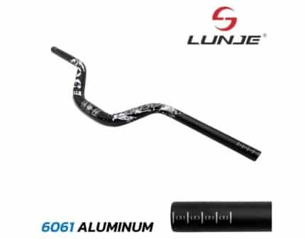 Manillar de 720mm con elevación 90mm negro