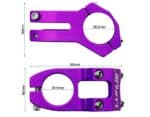 Potencia para manillares de 31,8mm EWPM-001 violeta 3