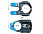 Potencia para manillares de 31,8mm EWPM-002 negro-azul 3