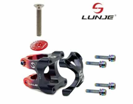 Potencia para manillares de 31,8mm EWPM-002 negro-rojo 2