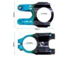 Potencia para manillares de 31,8mm EWPM-003 negro-azul 3