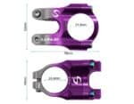Potencia para manillares de 31,8mm EWPM-003 violeta-gris 3