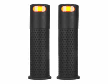 Puños Goma Negro Con Intermitentes Para Patinete