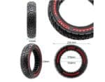 Rueda maciza ultraligera offroad 10x2,125-6,5B34 - roja [Nedong] 2