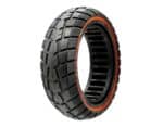 Rueda maciza ultraligera offroad 10x2,75-6,5B55 - linea roja [Ewheel]