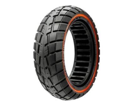 Rueda maciza ultraligera offroad 10x2,75-6,5B55 - linea roja [Ewheel]