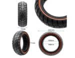 Rueda maciza ultraligera offroad 10x2,75-6,5B55 - linea roja [Ewheel] 2