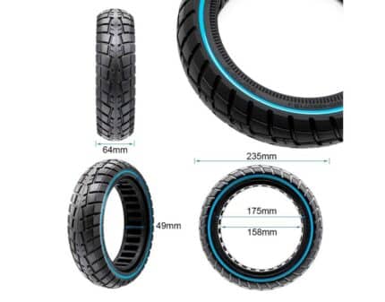 Rueda maciza ultraligera offroad 6070-7B50 - linea azul [Ewheel] 2