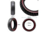 Rueda maciza ultraligera offroad 6070-7B50 - linea roja [Ewheel] 2