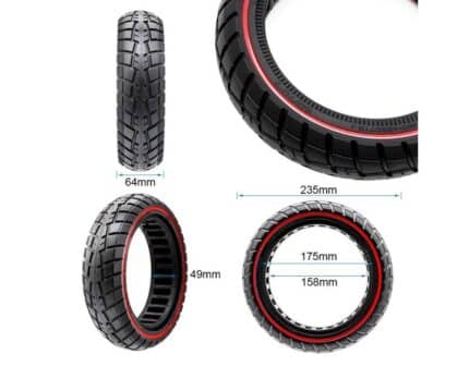 Rueda maciza ultraligera offroad 6070-7B50 - linea roja [Ewheel] 2
