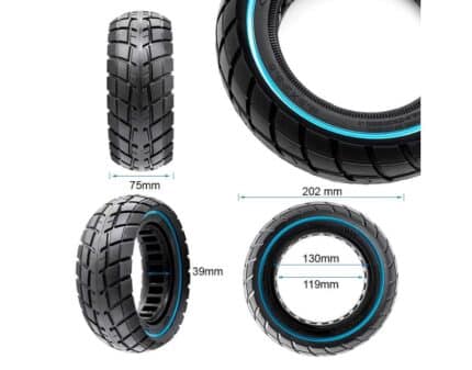 Rueda maciza ultraligera offroad 8,5x3-5,5B40 - linea azul [Ewheel] 2