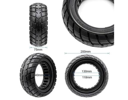 Rueda maciza ultraligera offroad 8,5x3 - linea negra [Ewheel] 2