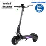Patinete Eléctrico Adasmart V 15,6Ah 48V 15,6Ah Doble Motor Homologado DGT
