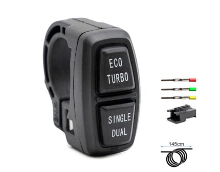 Botonera ECO TURBO SINGLE DUAL - 1,5m - conector SM