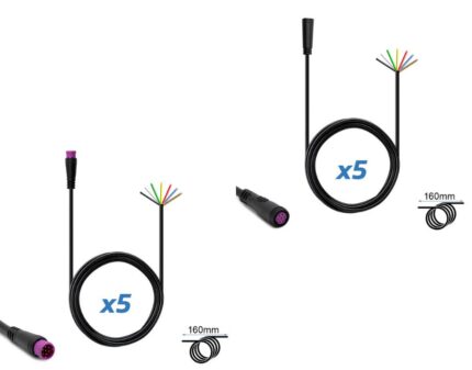 Conector waterproof 8mm 7 pin
