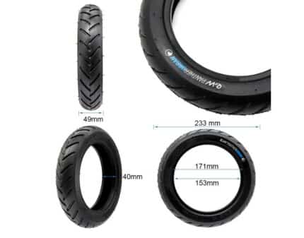 Cubierta tubeless 9x2 [EWHEEL PANTHERURBAN runflat] - Negro 2