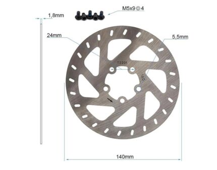 Disco de freno 140mm Xiaomi Mi4 [Original] 2
