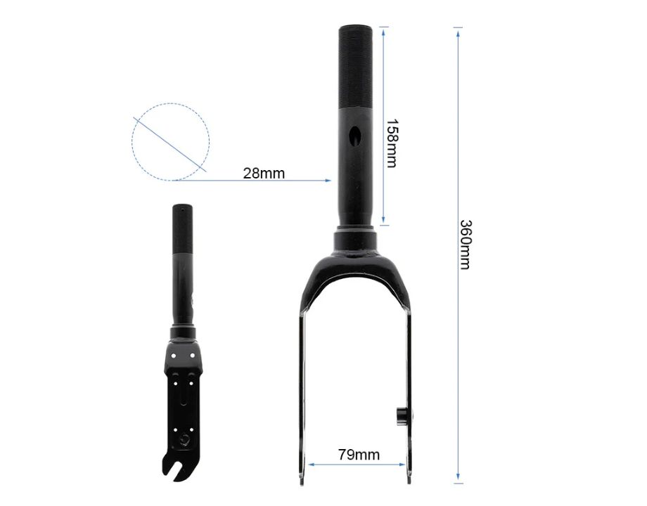 Horquilla delantera para Ninebot E2 Pro E Horquilla delantera para Ninebot E2 Pro E