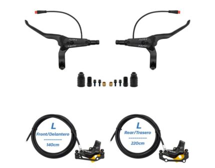 Kit de freno hidráulico NUTT Y5 Delantero L trasero L 2
