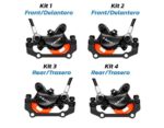 Kit de freno hidráulico NUTT Y5 Delantero L trasero R 4