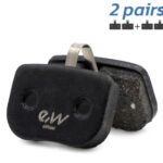 Pastilla de freno rectangular sin tetón RS003-S – Resina Juego de 2