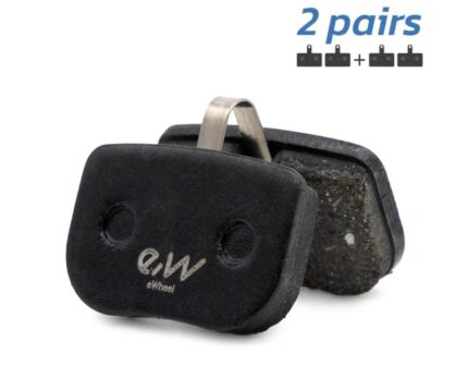 Pastilla de freno rectangular sin tetón RS003-S – Resina Juego de 2