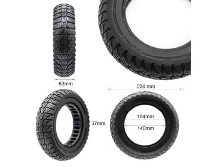 Rueda maciza 10x2,5-6,1 - Negro [Cityneye] 2