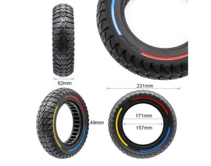 Rueda maciza 10x2,5-7 - Tricolor [Cityneye] 2