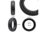 Rueda maciza Perforada 9x2,25-6,1 [Cityneye] - Negro 2
