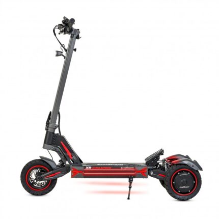 Vista lateral del patinete eléctrico Ecoxtrem M41 Tank Xanzer de tres ruedas