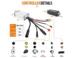 Kit conversión de bicicleta eléctrica con motor trasero 500W 48V – 26 pulgadas (Display EKD01) [Bafang] 7