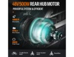 Kit conversión de bicicleta eléctrica con motor trasero 500W 48V – 26 pulgadas (Display EKD01) [Bafang] 8