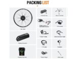 Kit conversión de bicicleta eléctrica con motor trasero 750W 48V – 26 pulgadas (Display EKD01) [Bafang] 3